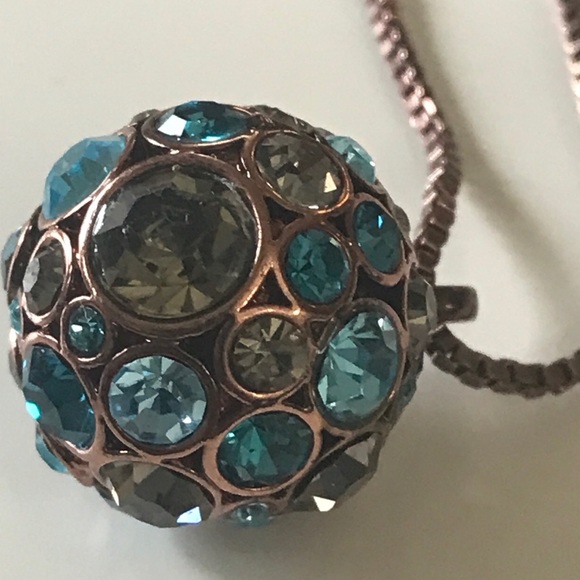 FOSSIL DISCO BALL NECKLACE - Picture 2 of 5